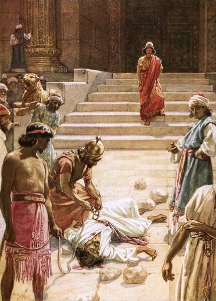 The death of Zechariah